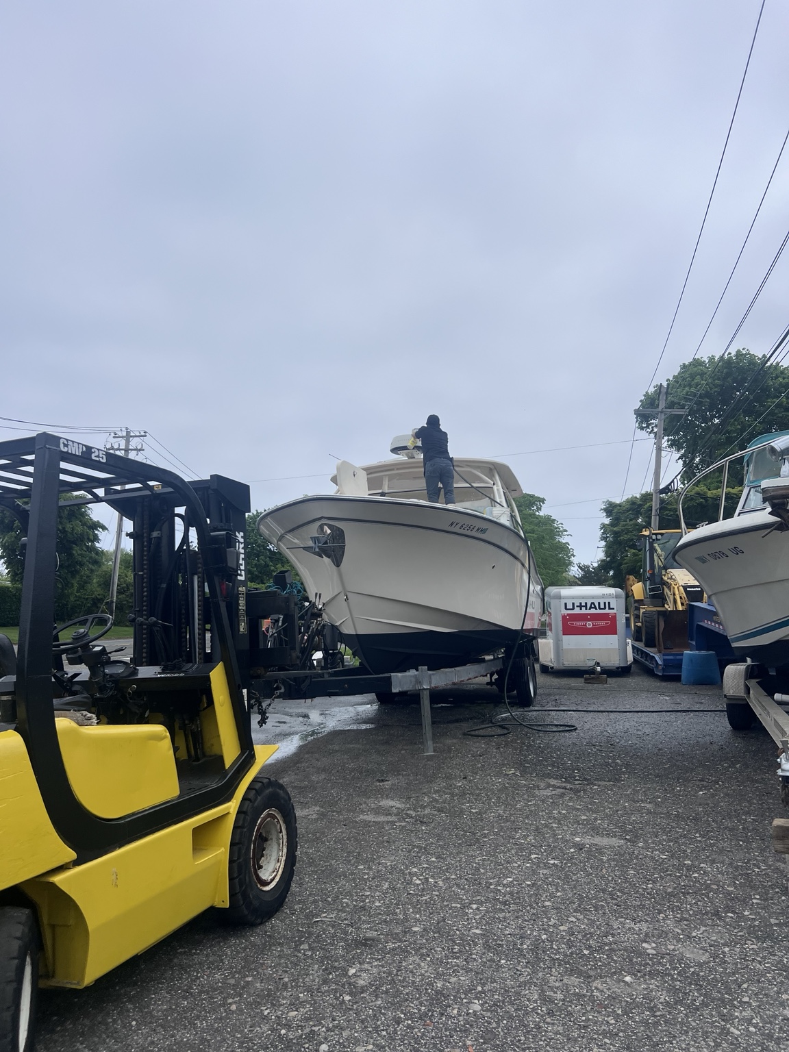 Engine installation work